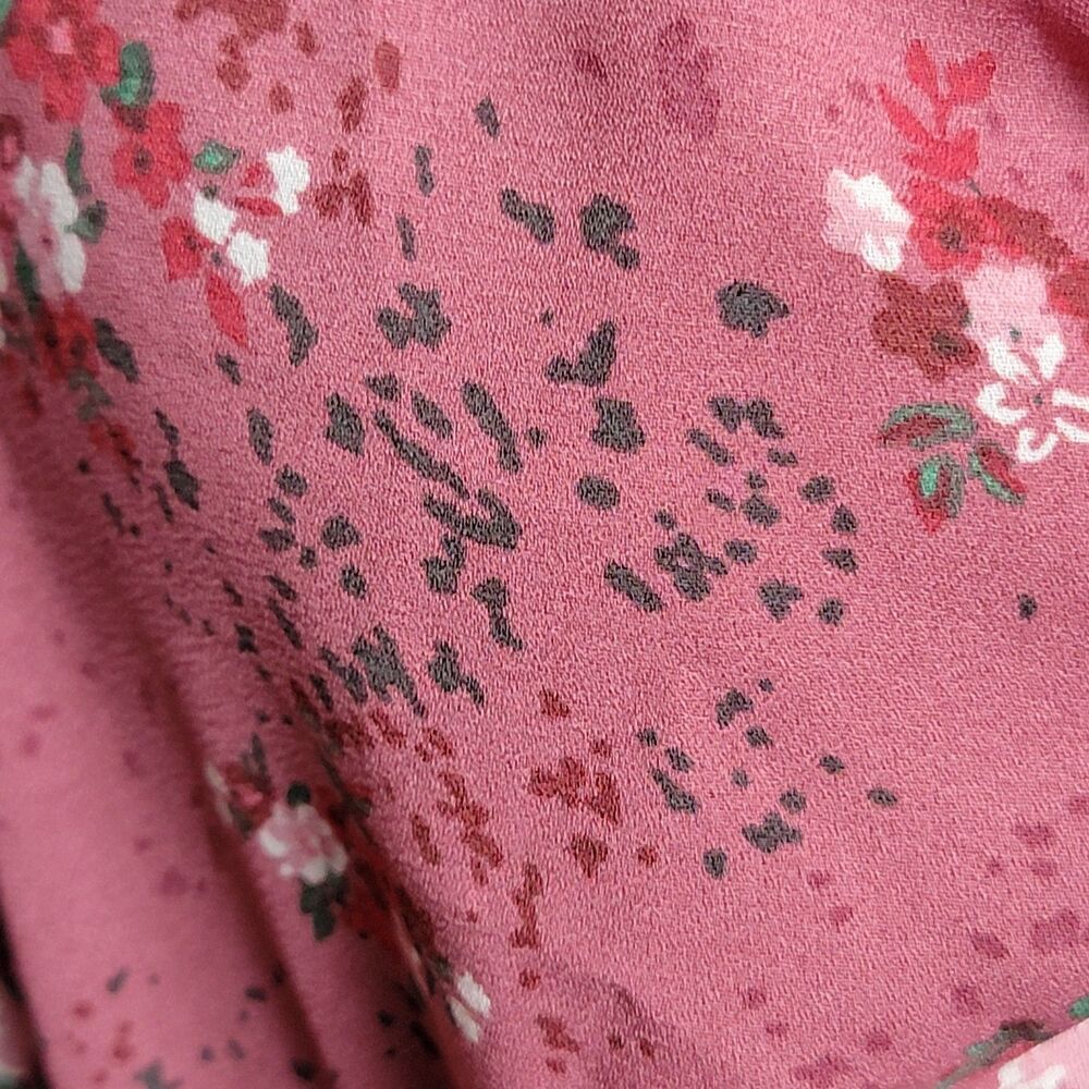 Inspired Hearts Mini Dress Juniors' Small Pink Floral Coquette Cottagecore Fairy - Picture 3 of 9